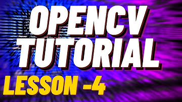 OpenCV Tutorial - Lesson 4 - Drawing Shapes and Texts on Images