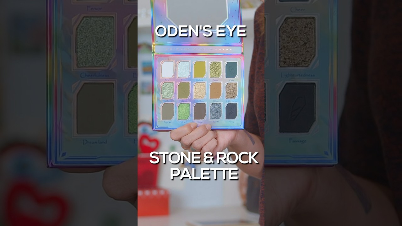 ODEN'S EYE - Stone & Rock Eyeshadow Palette - Look 4