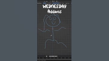 Wednesday Adam #3danimation #animation #blender