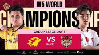 ENG M5 Group Stage Day 5  ONIC vs SYS  Game 1