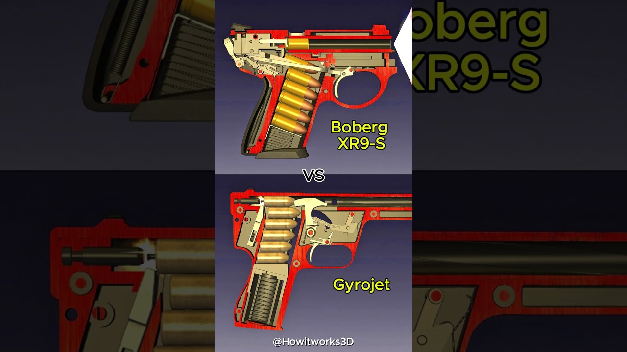 Boberg XR9 S Vs Gyrojet The Strangest Guns Ever Made