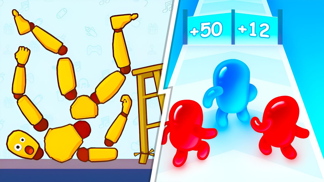 Kick & Break VS Join Blob Clash 3D -  Full Levels Speedrun Gameplay (Android & iOS) Ep 917