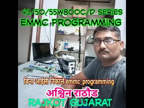 Video sony kdl-43w800c emmc programming - youtube