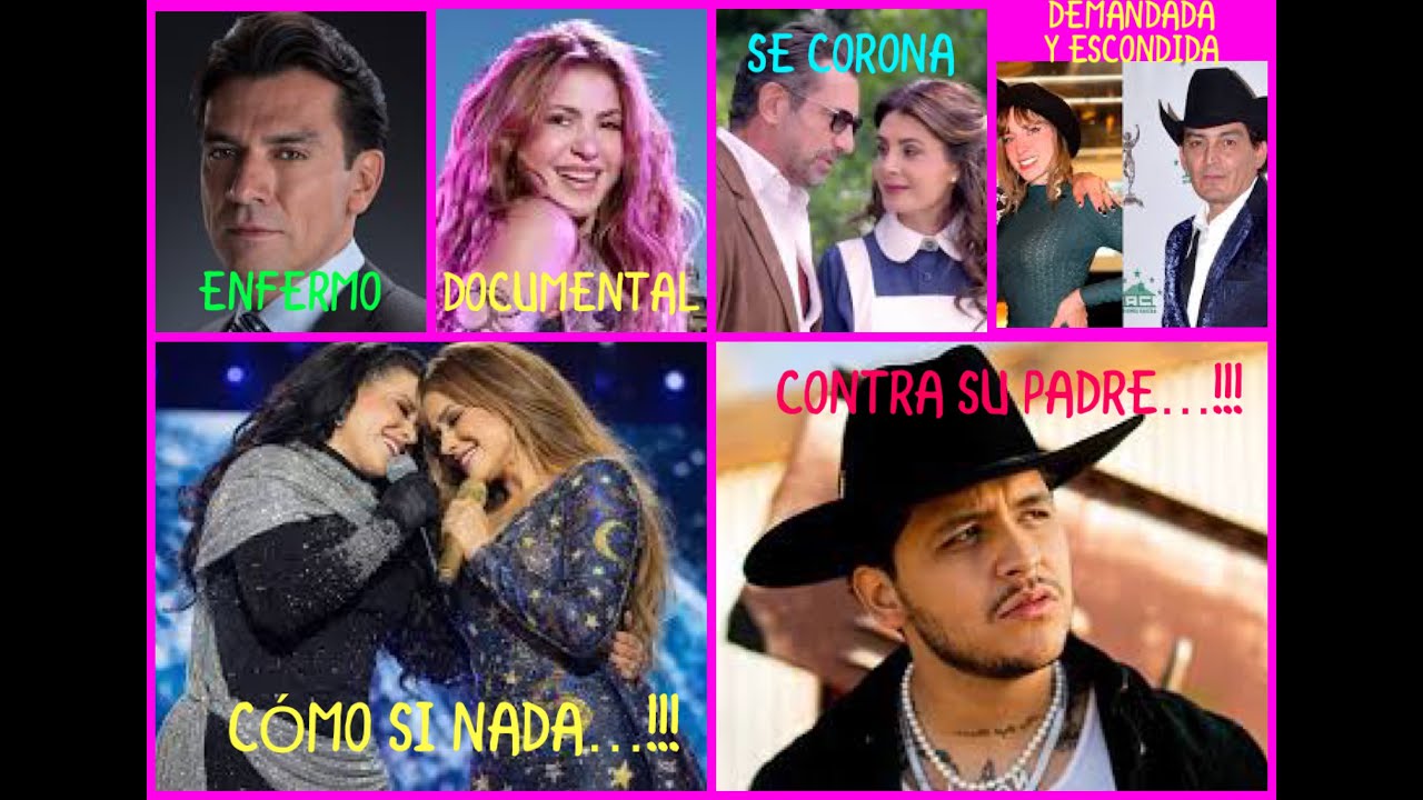 HOY: NODAL, “CORAZON DE ORO”, SHAKIRA, JORGE SALINAS, TREVI-BOQUITAS E IMELDA TUÑÓN