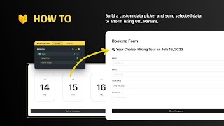 HOW TO [08] Build a custom data picker and send selected data to a form using URL Params