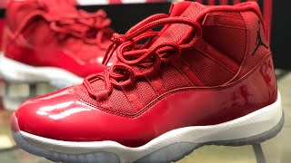 red jordan 11 laces