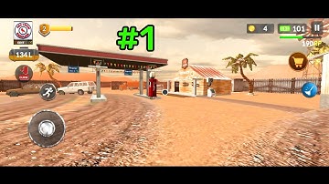 Gas station junkyard simulator mobile gameplay part 1