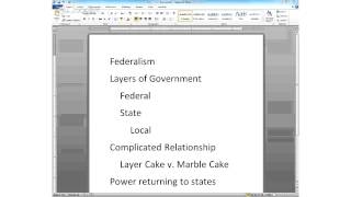 Chapter 3 - Federalism
