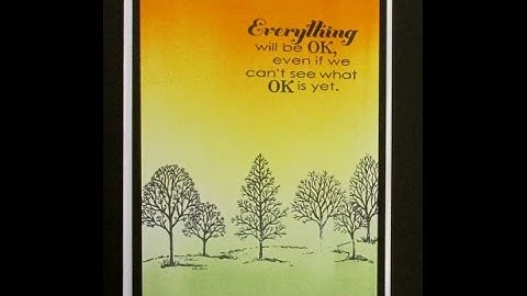 Rubber Stamp Technique Using a Brayer