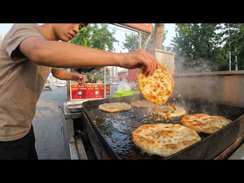 Sizzling Huoshao! China Street Food ASMR Cooking!