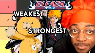 ranking bleach characters before watching the show