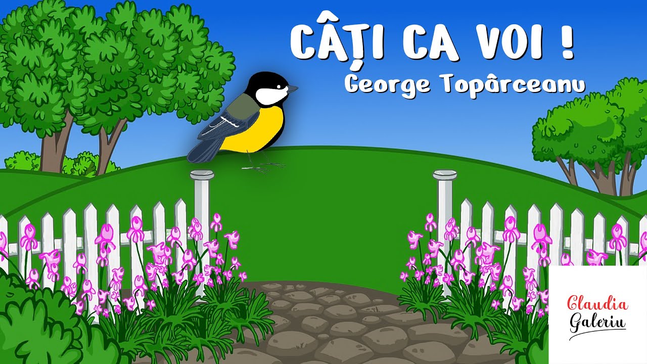 Cati ca voi de George Toparceanu | Poezii cu Morala pentru Copii | Poezii despre Pasari pentru Copii
