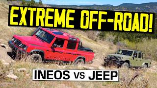 Which Is the BEST Old School Off-Road Truck: Jeep Gladiator or Ineos Grenadier Quartermaster?