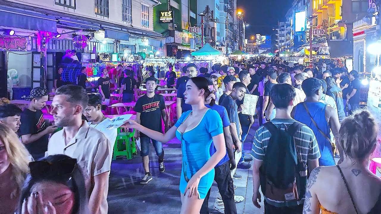 [4K 태국 카오산 로드는 최고네요] 여행자들의 성지인 방콕 카오산 로드를 함께 걸어요^^ #태국#방콕#카오산로드