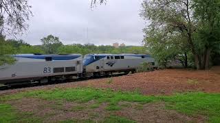Amtrak Zephyr, Westbound at Omaha, Makes Rare Daylight Appearance!
