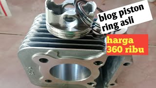 me-review blok Mio M3 asli satu paket dengan piston dan ring