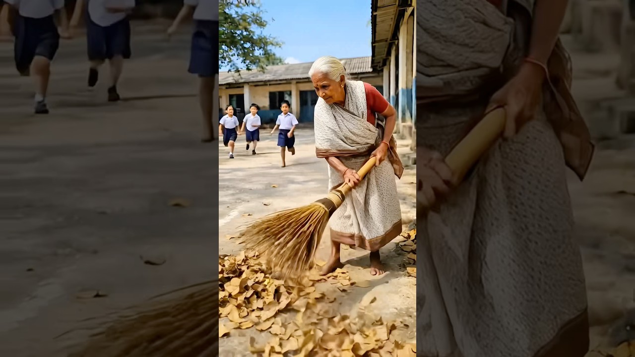 Poor Grandma Didn't Have Money For School Fee, Rich Kids Made Fun Of Her🥺💔 