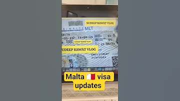2025 Malta 🇲🇹 visa updates ✅👍 @sudeeprawatvlog