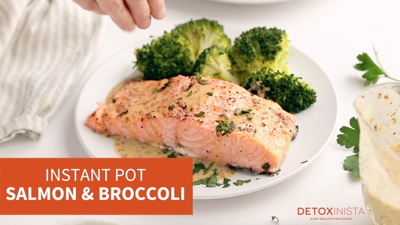Instant Pot Salmon and Broccoli - YouTube
