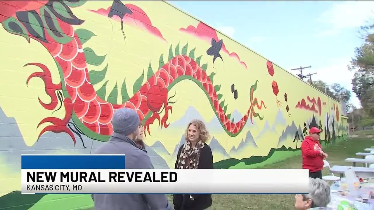 New mural brings color to Kansas City’s Indian Mound neighborhood