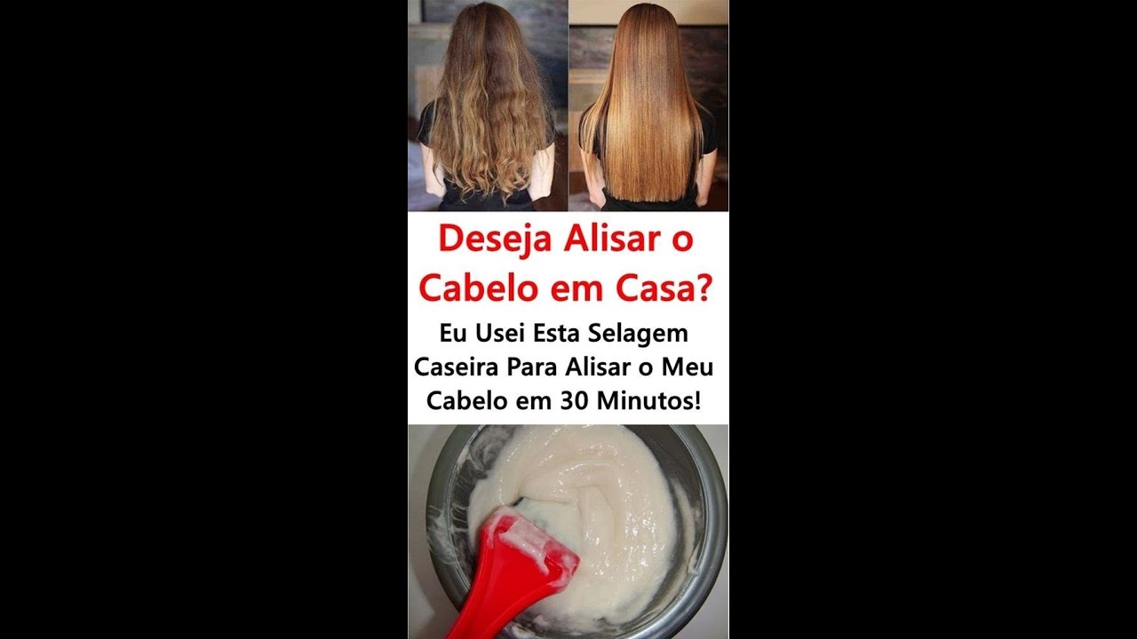 SELAGEM CASEIRA, DEIXA OS CABELOS LISO, MACIO E COM MUITO BRILHO - FAÇA ...