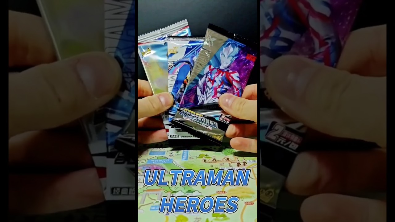 Any rare here? Ep.14 - 3 packs of ULTRAMAN Heroes Card !Godzilla find! 