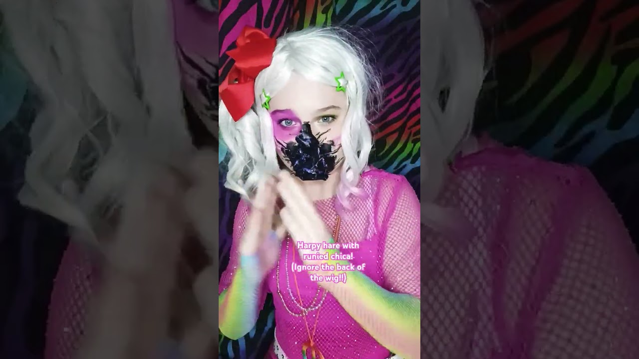 I literally could barely breathe 😭 #trending #cosplay #fnaf #fnafcosplay ##glamrocks #fnafchica #fyp