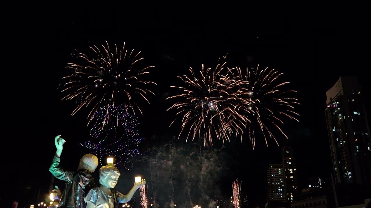 2026 Chinese New Year Fireworks and Drone Show #fireworks #chinesenewyear #2026
