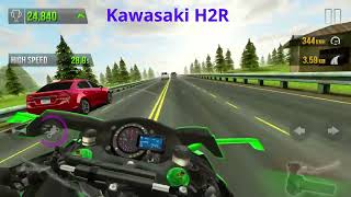 🏍️ Traffic Rider Kawasaki Ninja H2R HIGH SPEED 🔥 INSANE Top Speed Gameplay | Realistic Bike Racing screenshot 5