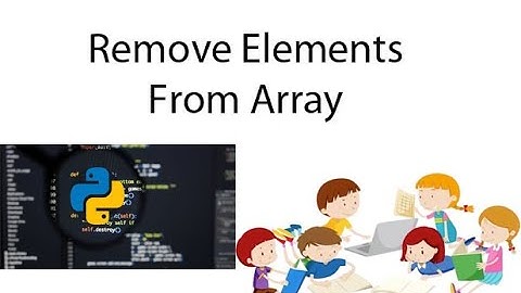 Python : Given a value, remove all the instances of that value in a given array