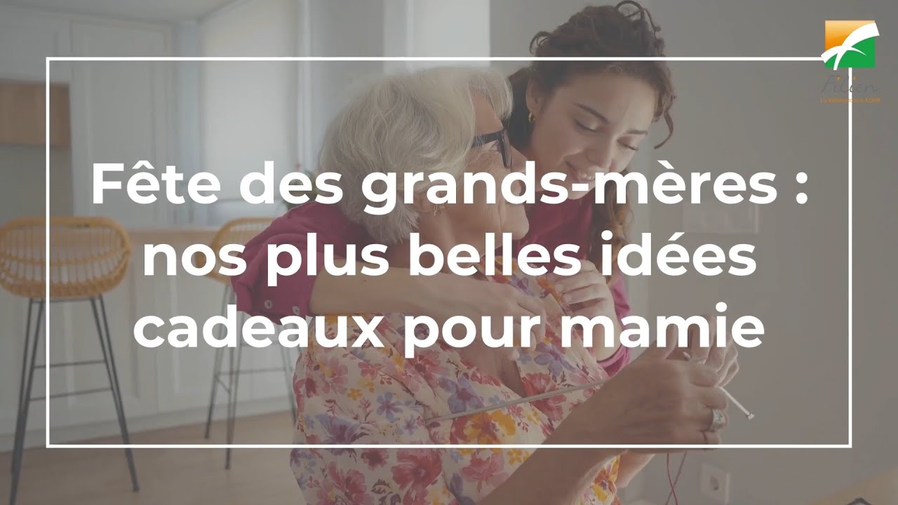 Tablier De Cuisine Mamie - Cadeau Fête Des Grands-Mères, Anniversaire, Noël - Tablier Grand-Mère Avec Poches