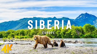 FLYING OVER SIBERIA (4K UHD) - Relaxing Music With Amazing Natural Film For Stress Relief