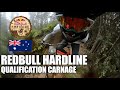 Qualification boueuse  la redbull hardline 