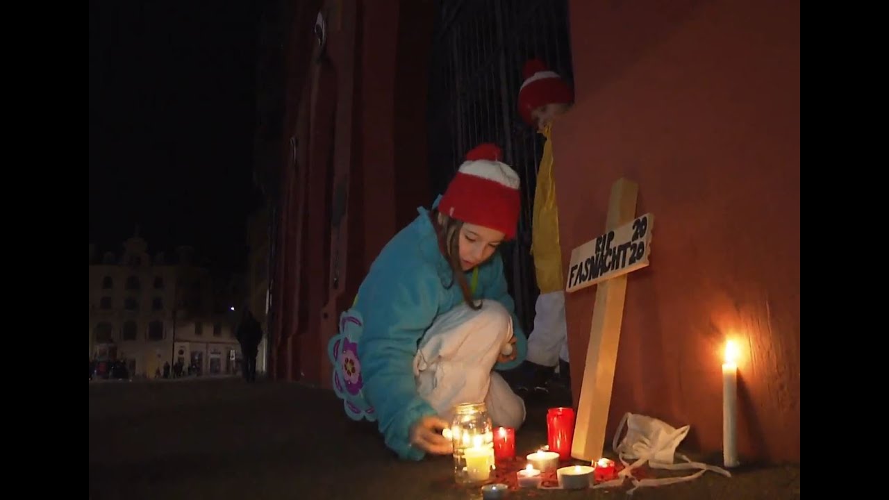Morgenstreich an der Covid-Nichtfasnacht 2020. Telebasel-Beitrag von Michel Schultheiss & Debi Rullo