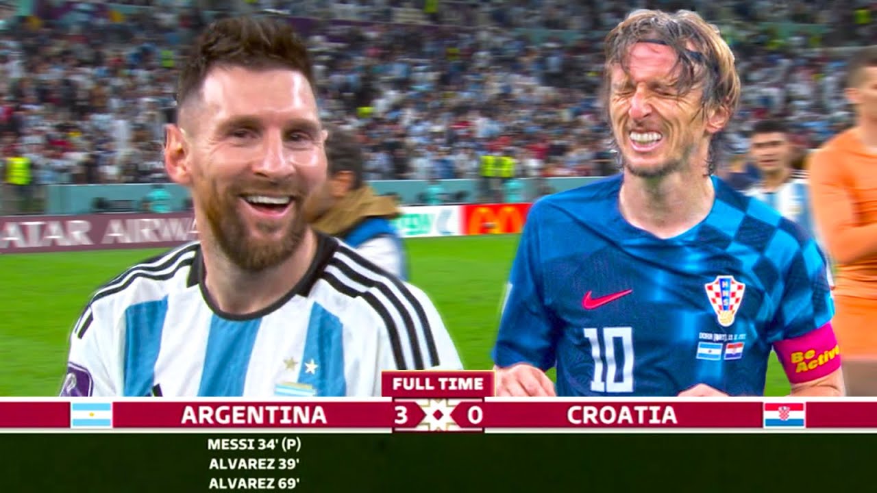 The Day Lionel Messi Showed Luka Modrić Who Is The Boss