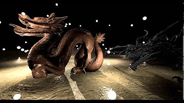 OpenGL Experiments - Particles as Light Sources (2)