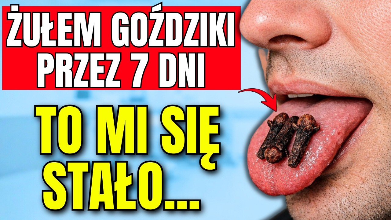 Przez 7 dni ŻUŁEM GOŹDZIKI — i stało się coś niesamowitego wewnątrz mojego CIAŁA!