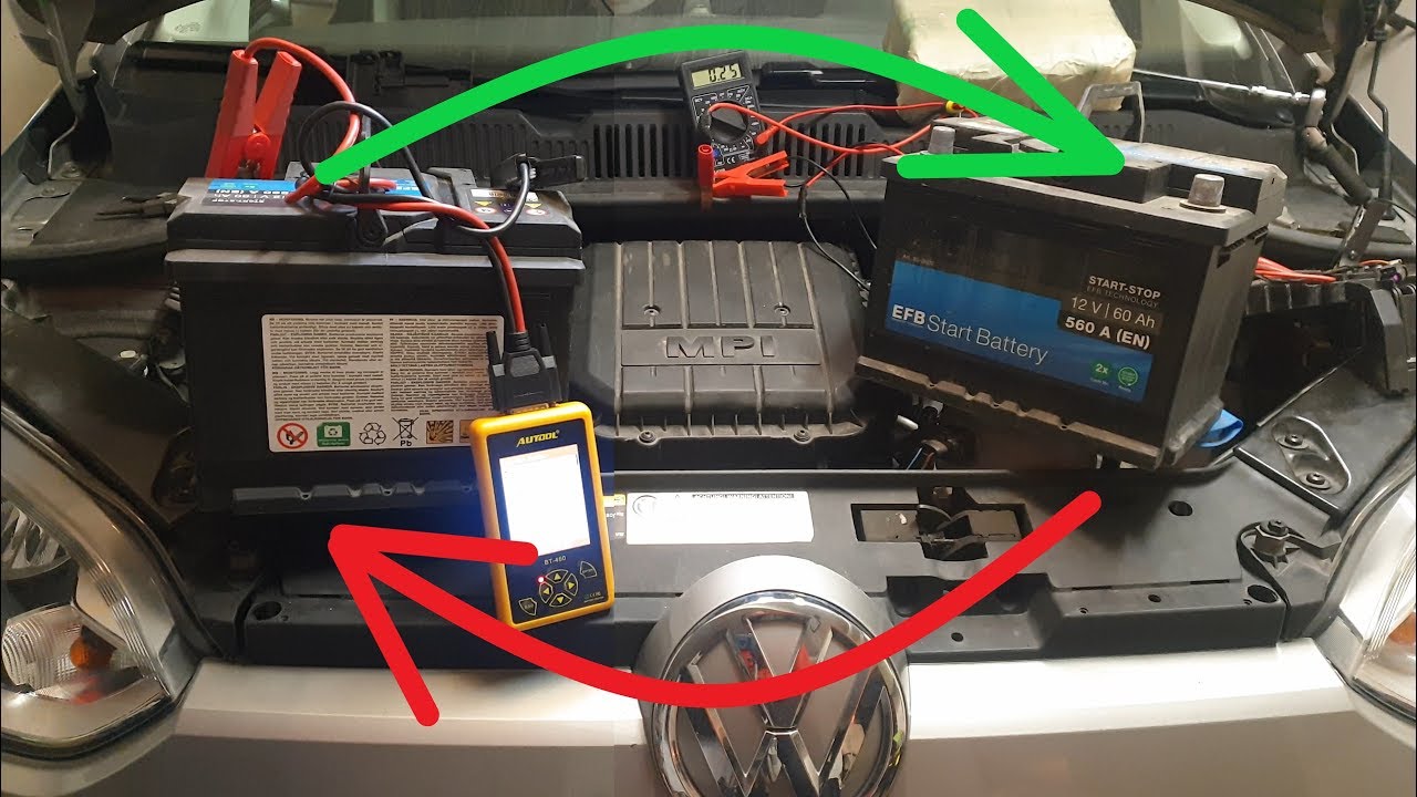 2013 Volkswagen Up ! Battery Replacement / Test 