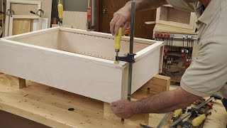Gluing A Face Frame To A Case Woodworkers Guild Of America