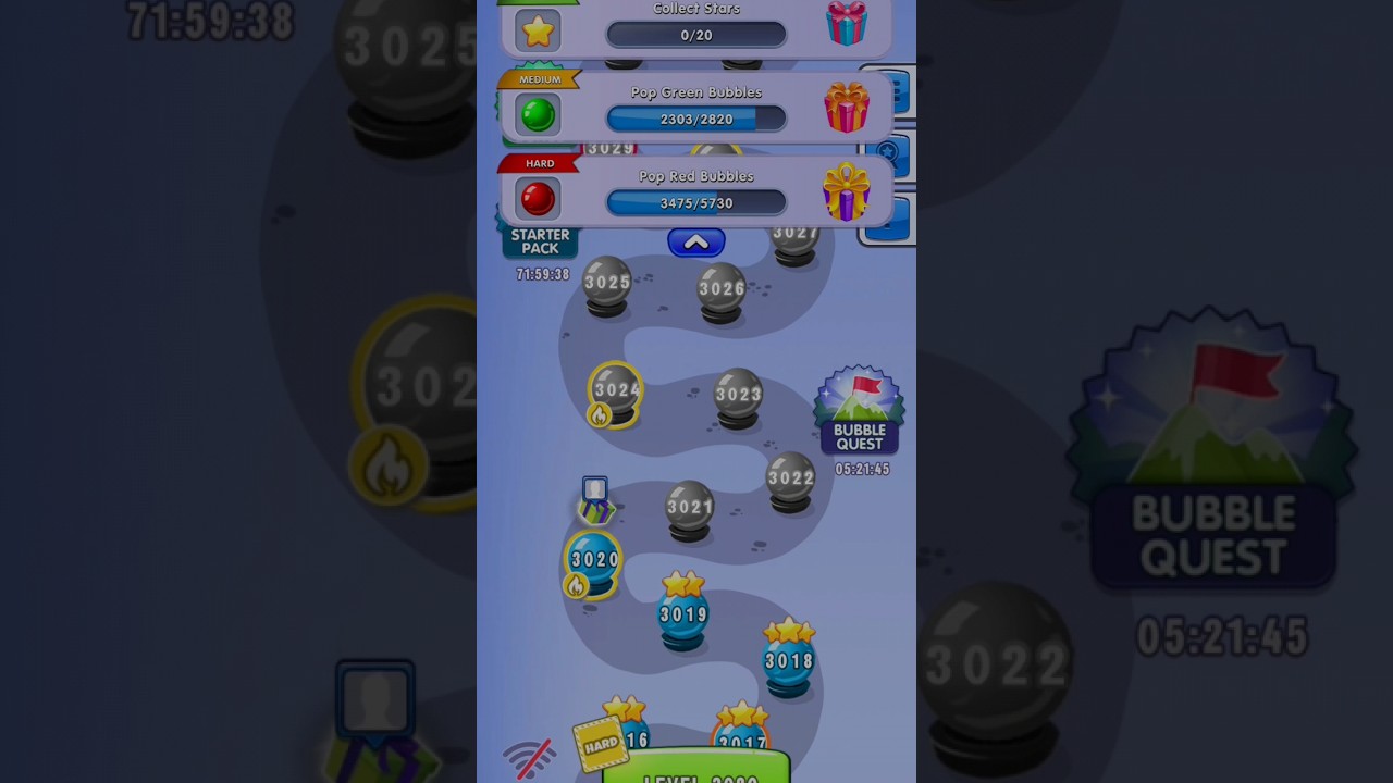 Bubble shooter 3019 level 😱