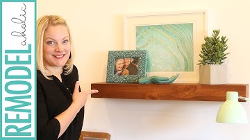 Easy Build: DIY Floating Shelves