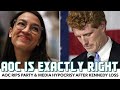 AOC Rips Party & Media Hypocrisy After Kennedy's Loss