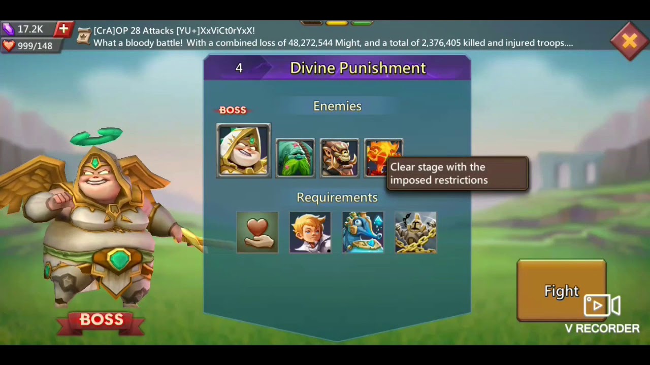 Lords mobile/ dark follower stage 4 7 day challenge locked