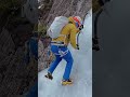 Ice 101: Climbing Smoothly and Efficiently over easy terrain  #iceclimbing #climbing #mountains