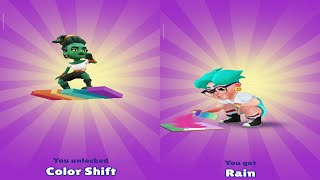 Unlocking Rain, Color Shifter In Subway Surfers