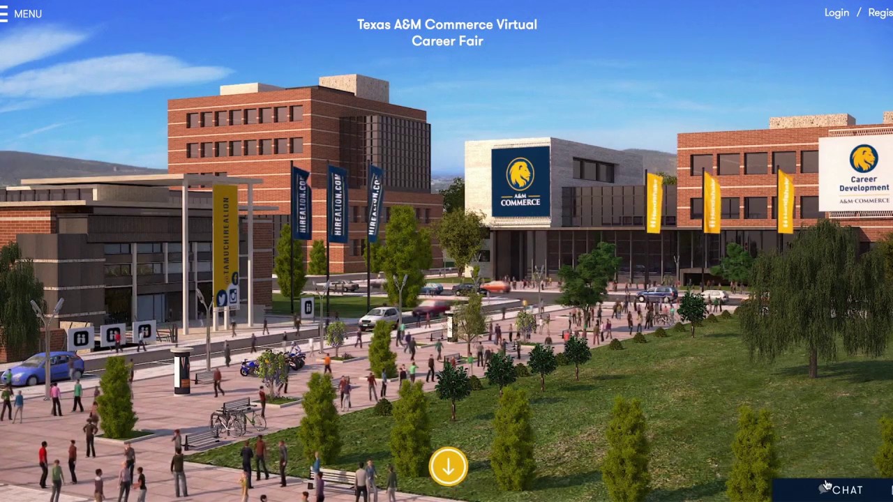 Demo EasyVirtualFair Texas A&M Virtual Career