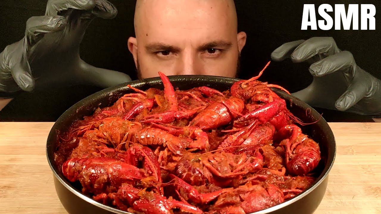 CRAWFISH ASMR MUKBANG EATING SOUNDS (No Talking) #RAGNAROKASMR
