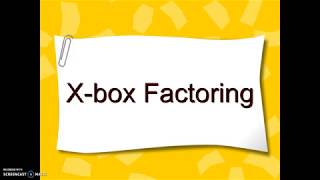 7.6 X-Box Factoring