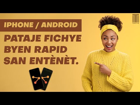 Fason w kapab Pataje Fichye ant iPhone ak Android San Entènèt, Byen Rapid.