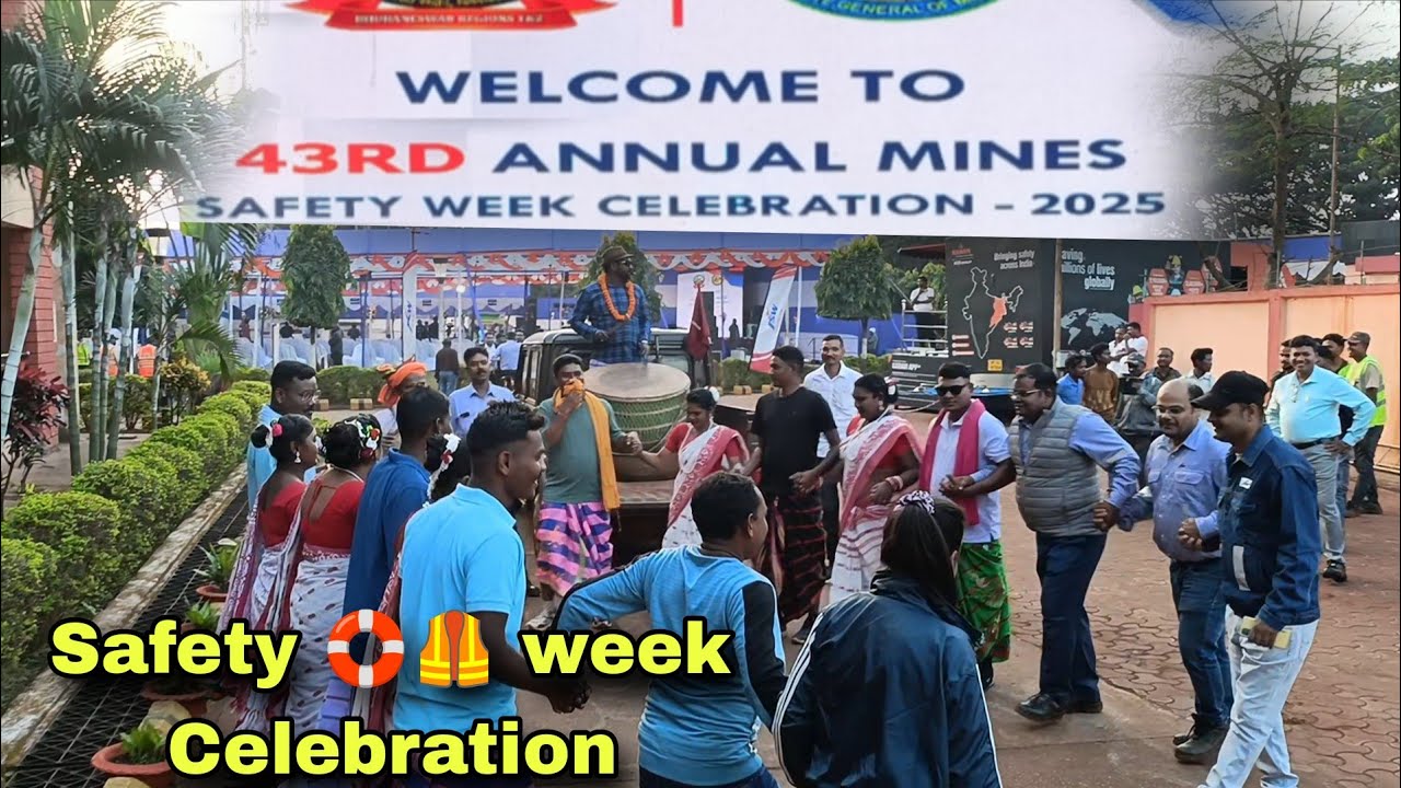 Safety 🛟🦺 week Celebration 2025 //Iron 🧇 Ore Mines JSW STELL LIMITED 